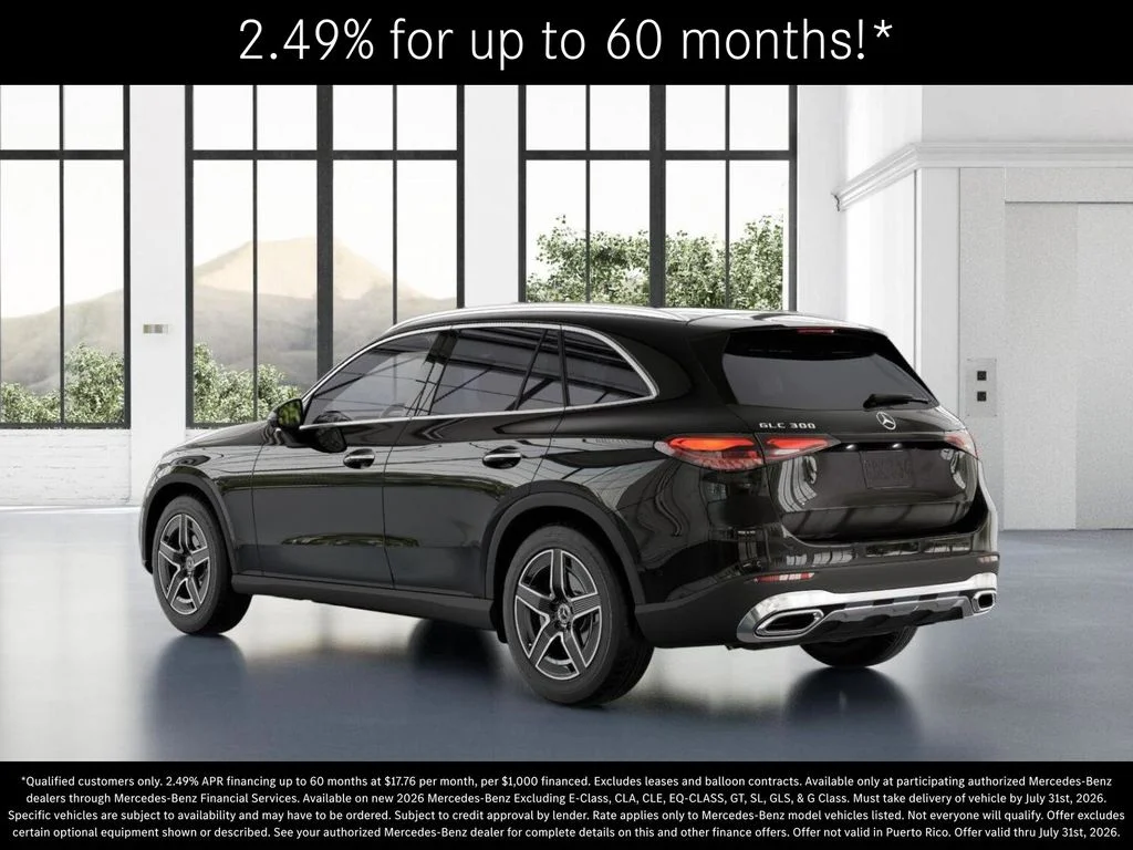 New 2026 Obsidian Black Metallic Mercedes-Benz GLC 300 image 29