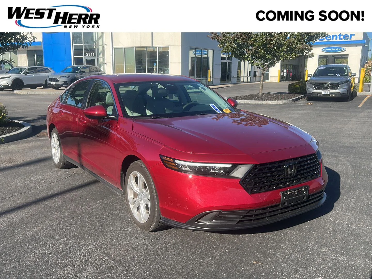 Used 2025 Radiant Red Metallic Honda LX image 1