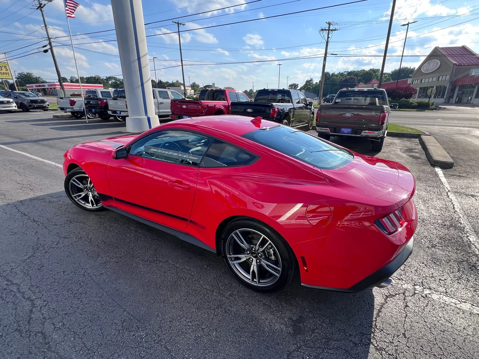 Used 2024 Red Ford EcoBoost image 14