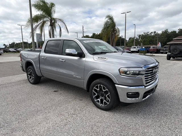 New 2026 Billet Silver Metallic Clear-Coat Exterior Paint RAM Laramie image 2