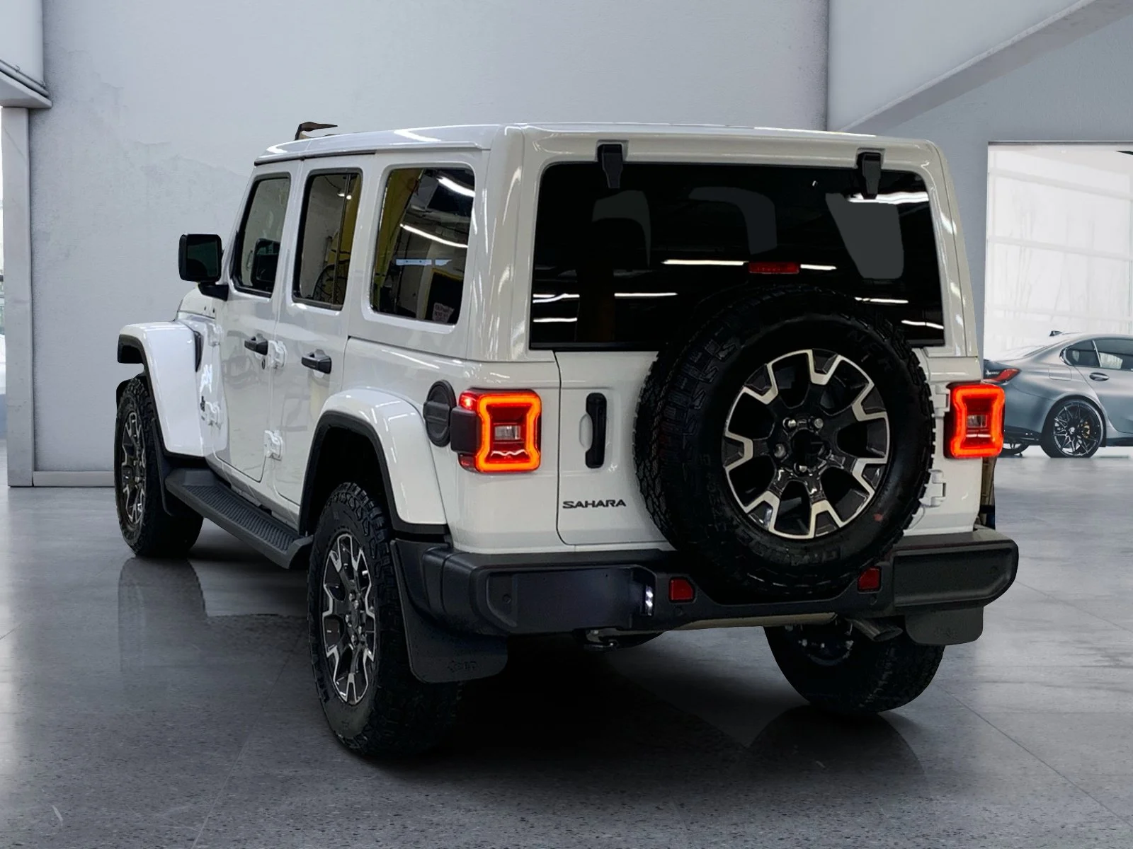 New 2026 Bright White Jeep Sahara image 2