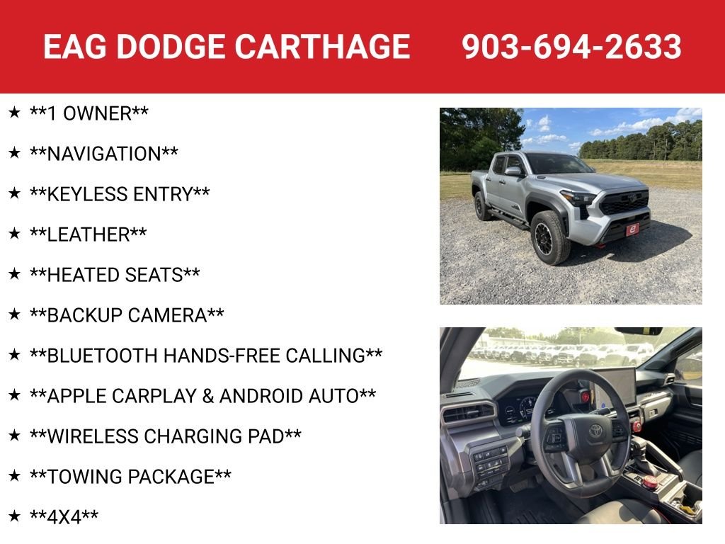 Used 2025 Silver Toyota TRD Off Road image 4