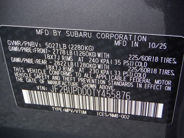 Used 2026 Gray Subaru Limited image 52