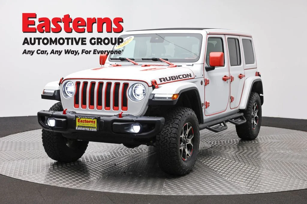 Used 2020 White Jeep Unlimited Rubicon image 1