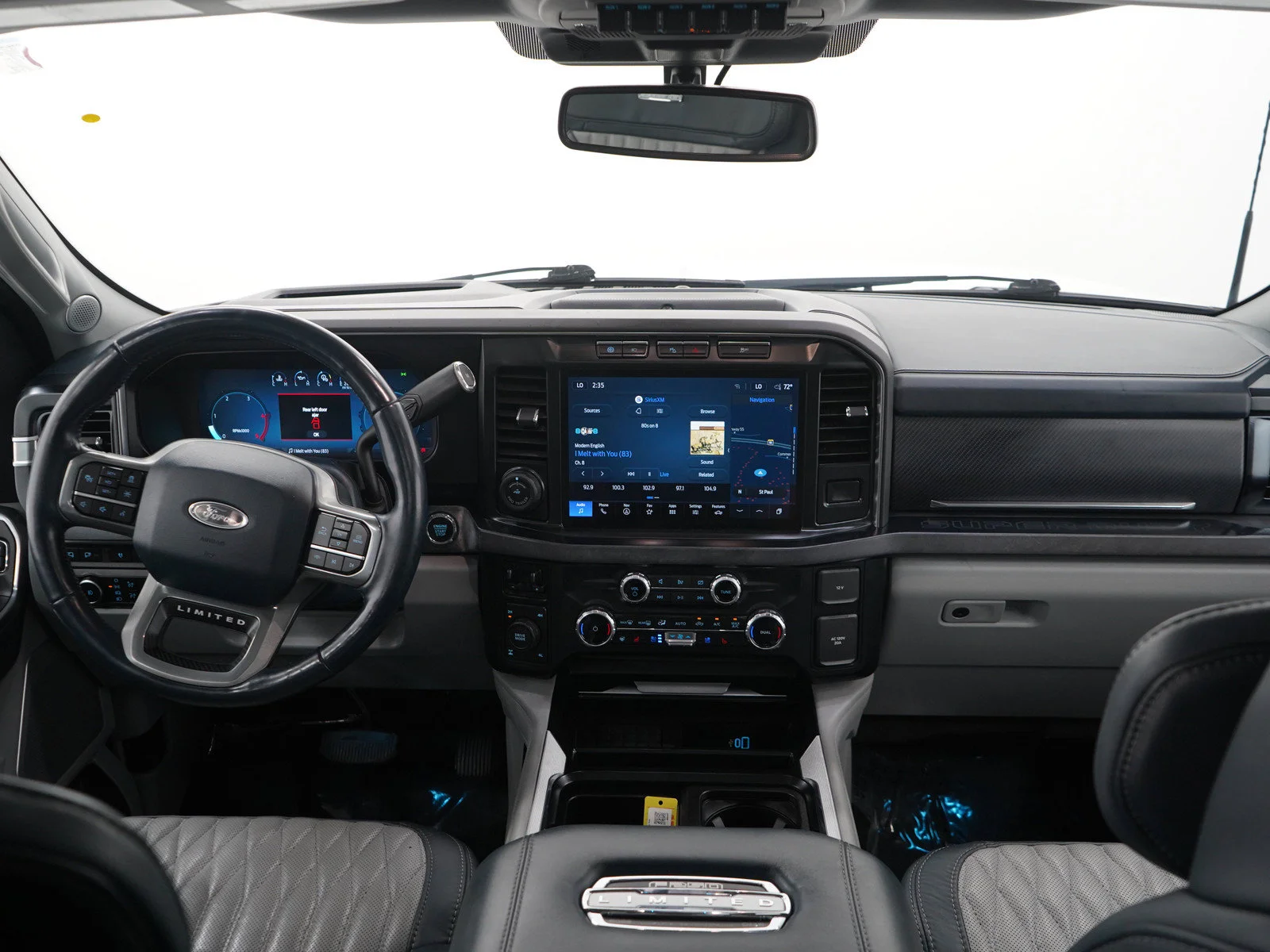 Used 2023 Star White Metallic Tri-Coat Ford Limited image 13