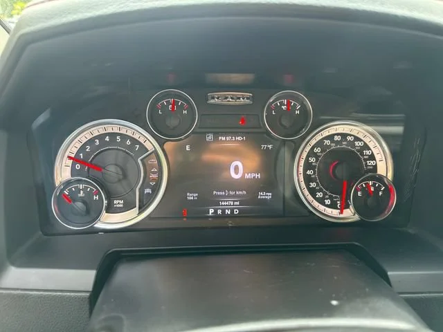 Used 2016 Flame Red Clearcoat Ram Sport image 19