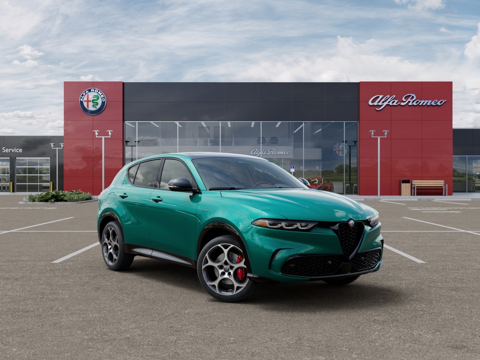 New 2025 Verde (Green) Fangio Metallic Exterior Paint Alfa Romeo  image 47