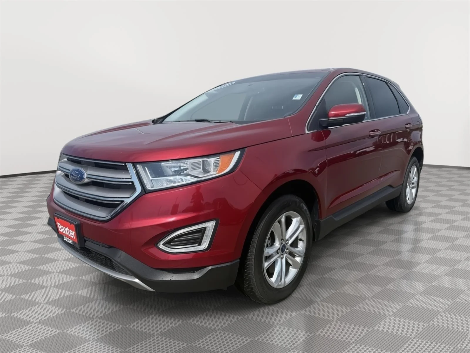 Used 2017 Ruby Red Metallic Tinted Clearcoat Ford Titanium image 3