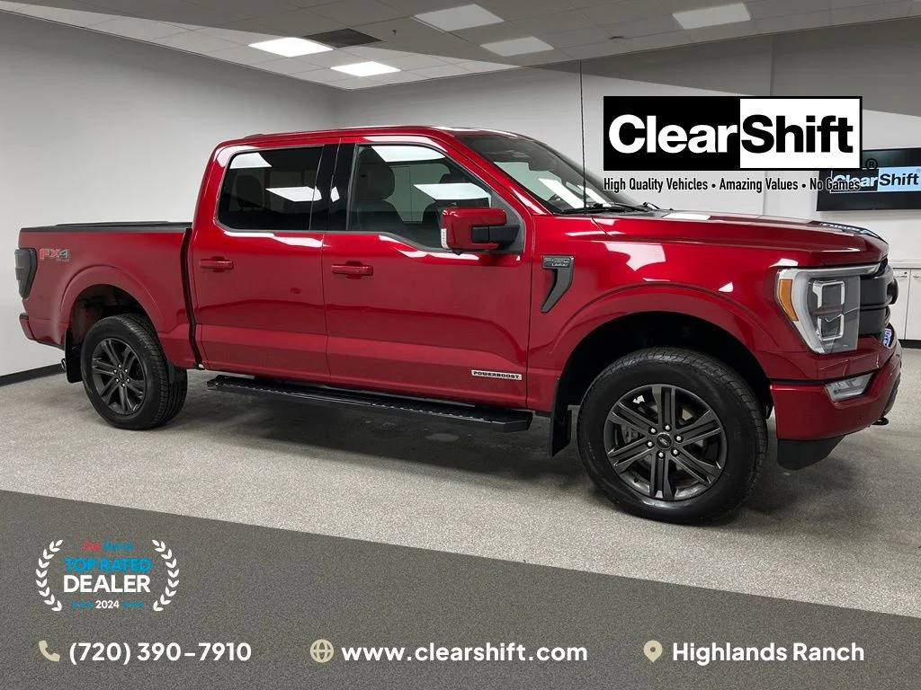 Used 2023 Red Ford Lariat image 1