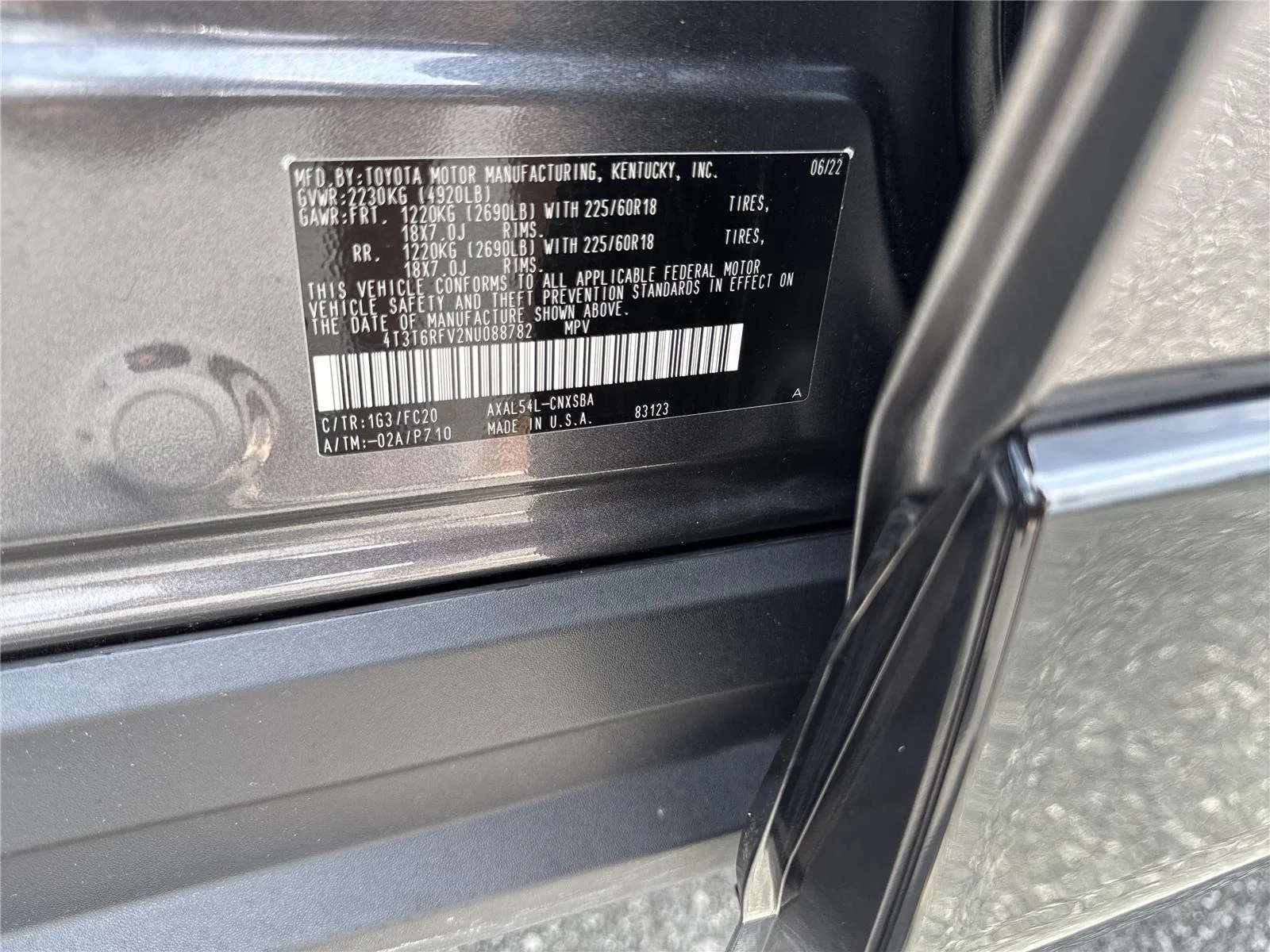 Used 2022 Magnetic Gray Metallic Toyota SE AWD image 41