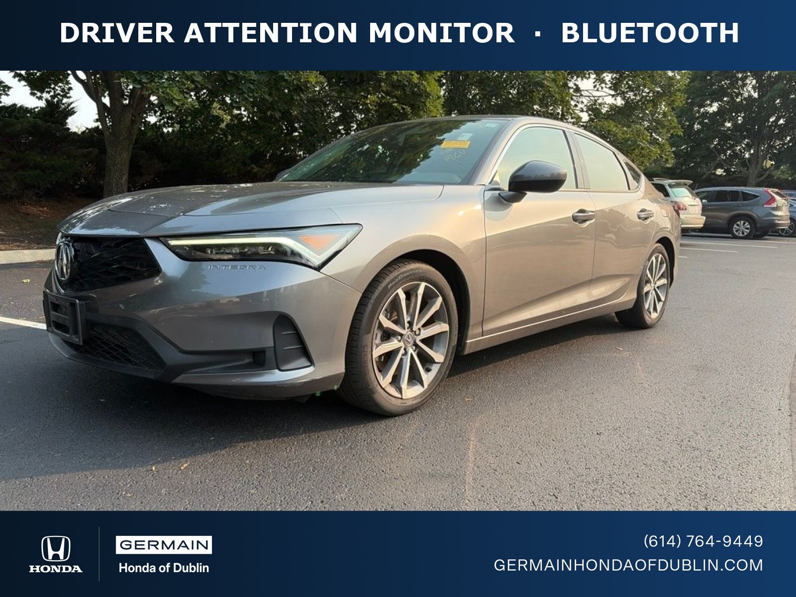 Used 2024 Liquid Carbon Metallic Acura Base image 1