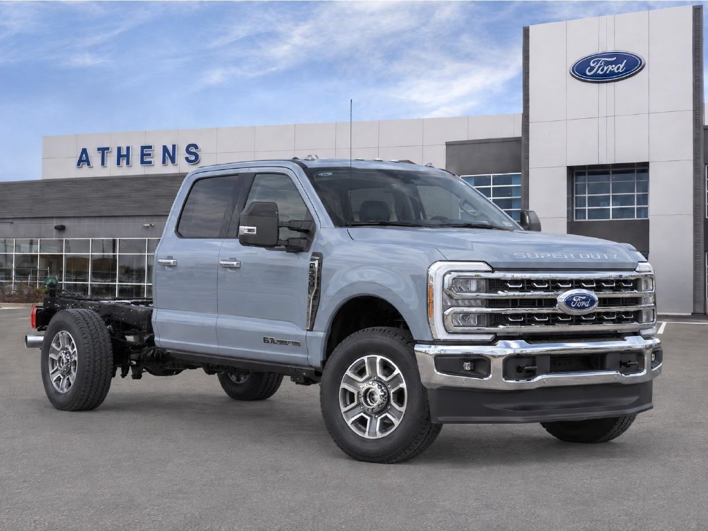 New 2027 Glacier Gray Metallic Tri-Coat Ford F-350® LARIAT® image 1