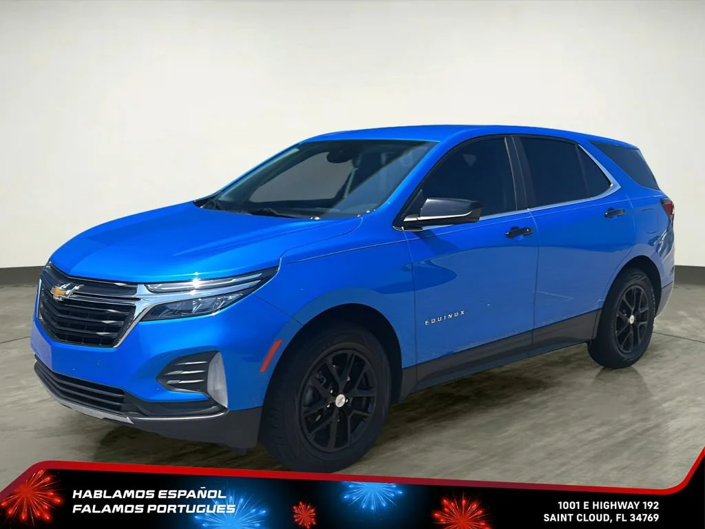 Used 2024 Riptide Blue Metallic Chevrolet LT image 2