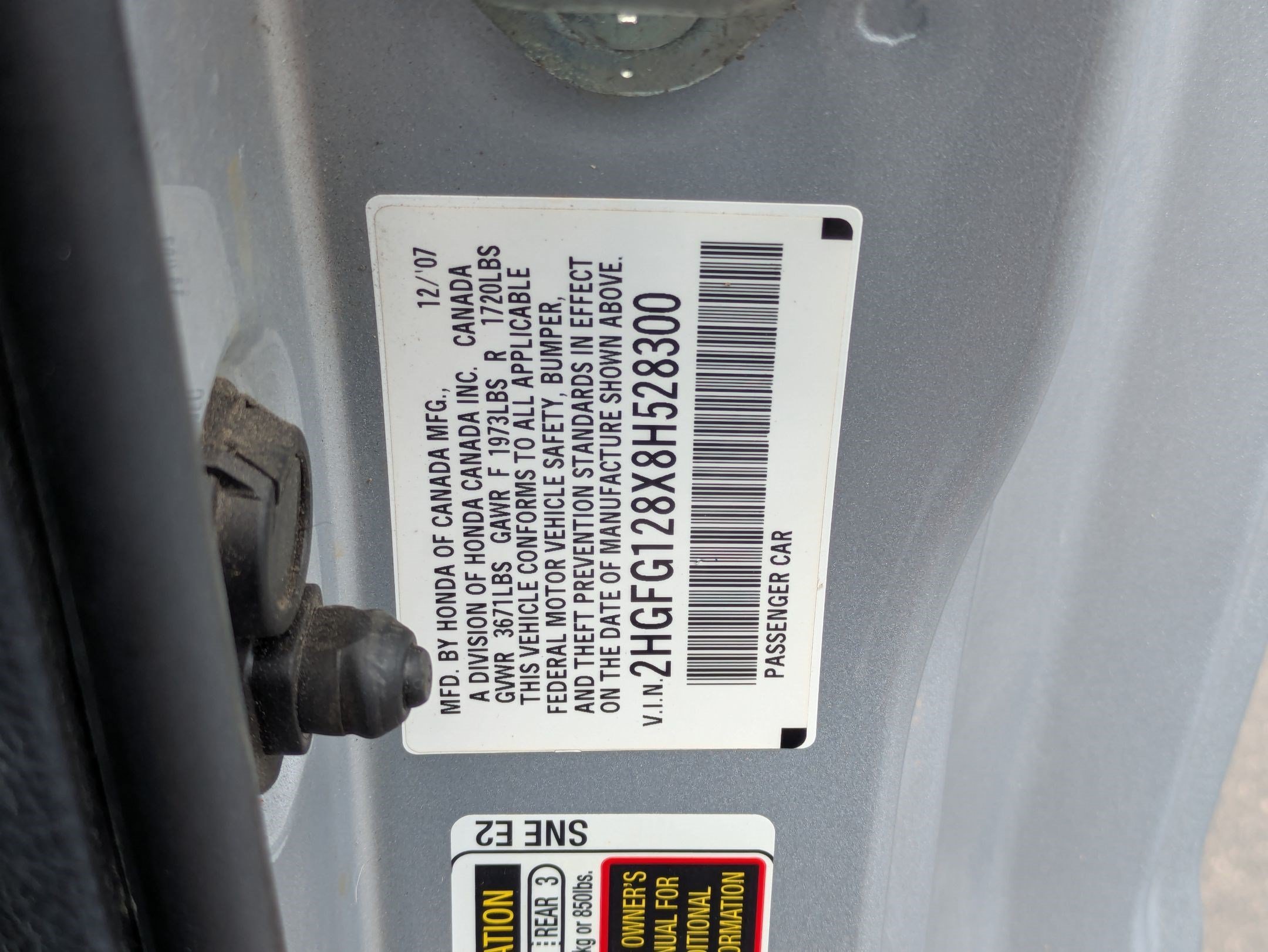 Used 2008 Silver Honda EX image 31