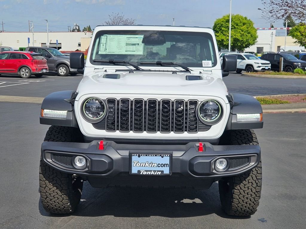 New 2026 Bright White Clear-Coat Exterior Paint Jeep Rubicon image 9