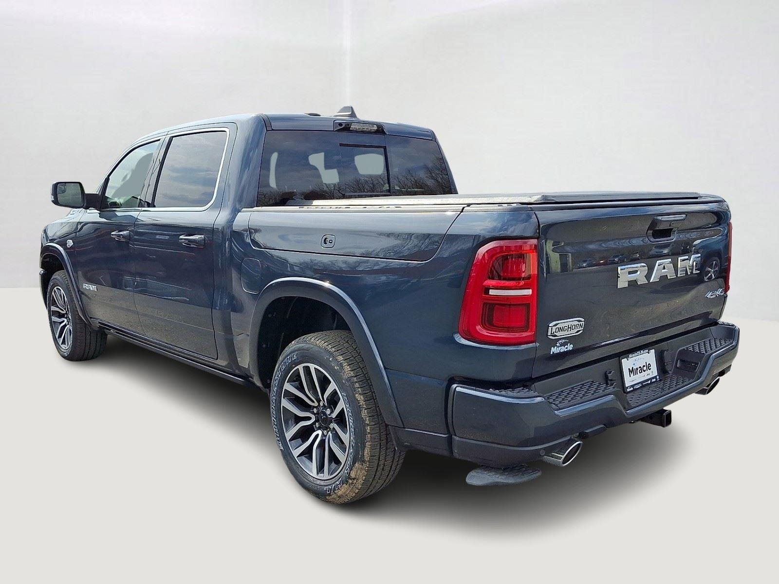 New 2026 Forged Blue Metallic Exterior Paint RAM Longhorn image 5