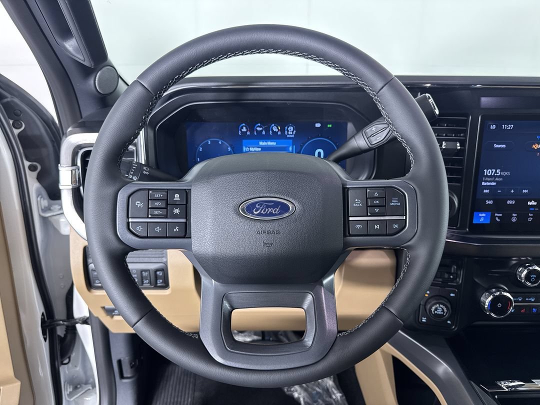 New 2026 Star White Metallic Tri-Coat Ford Lariat image 16