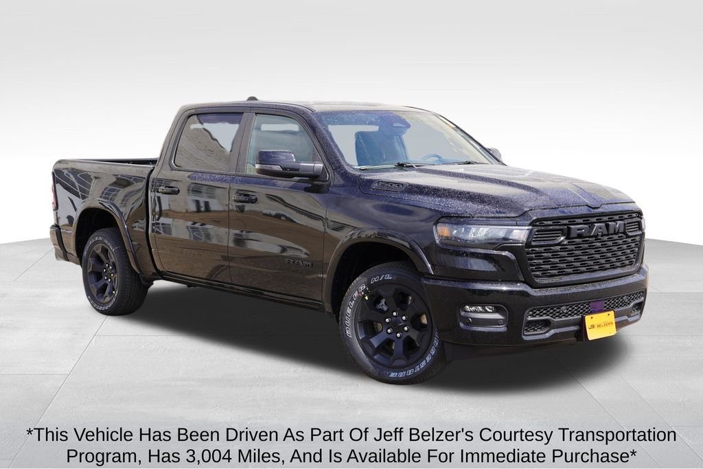 New 2026 Diamond Black Crystal Pearl-Coat Exterior Paint RAM Big Horn image 1