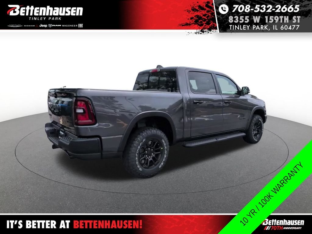 New 2026 Granite Crystal Metallic Clear-Coat Exterior Paint RAM Rebel image 5