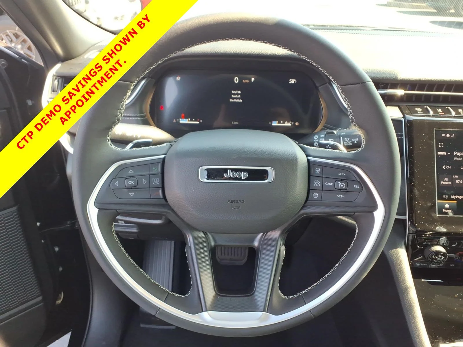 New 2026 Diamond Black Crystal Pearlcoat Jeep Laredo X image 12