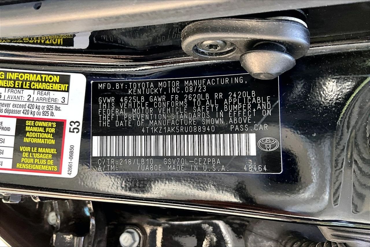 Used 2024 Black Toyota XSE V6 image 16