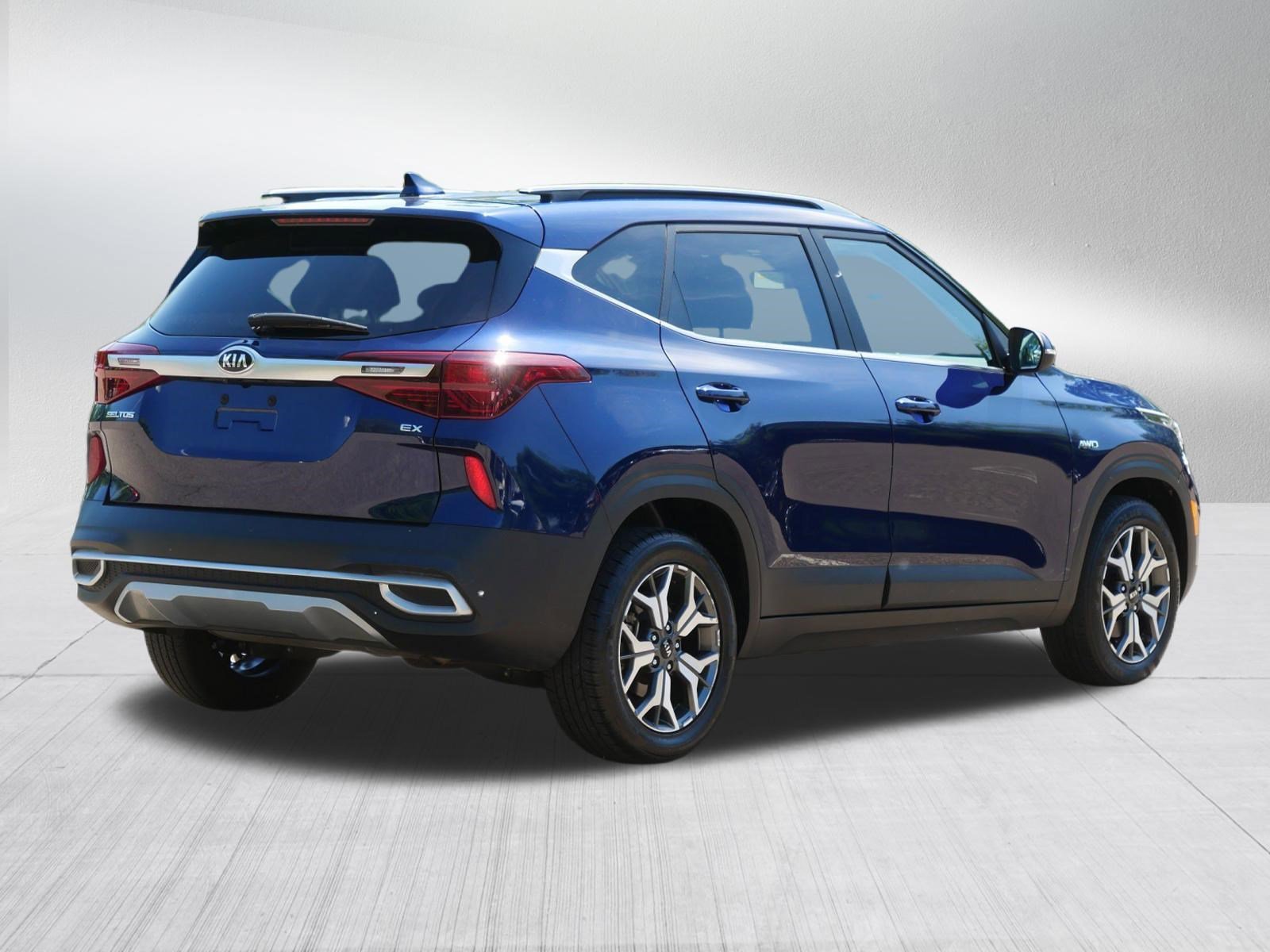 Used 2021 Dark Ocean Blue Kia EX image 7