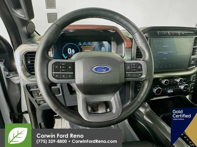 Used 2022 Space White Metallic Ford Lariat image 14