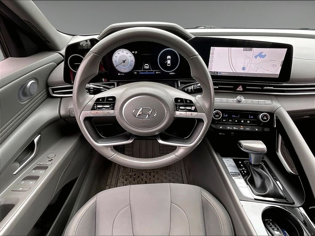 Used 2023 Scarlet Red Pearl Hyundai SEL image 16