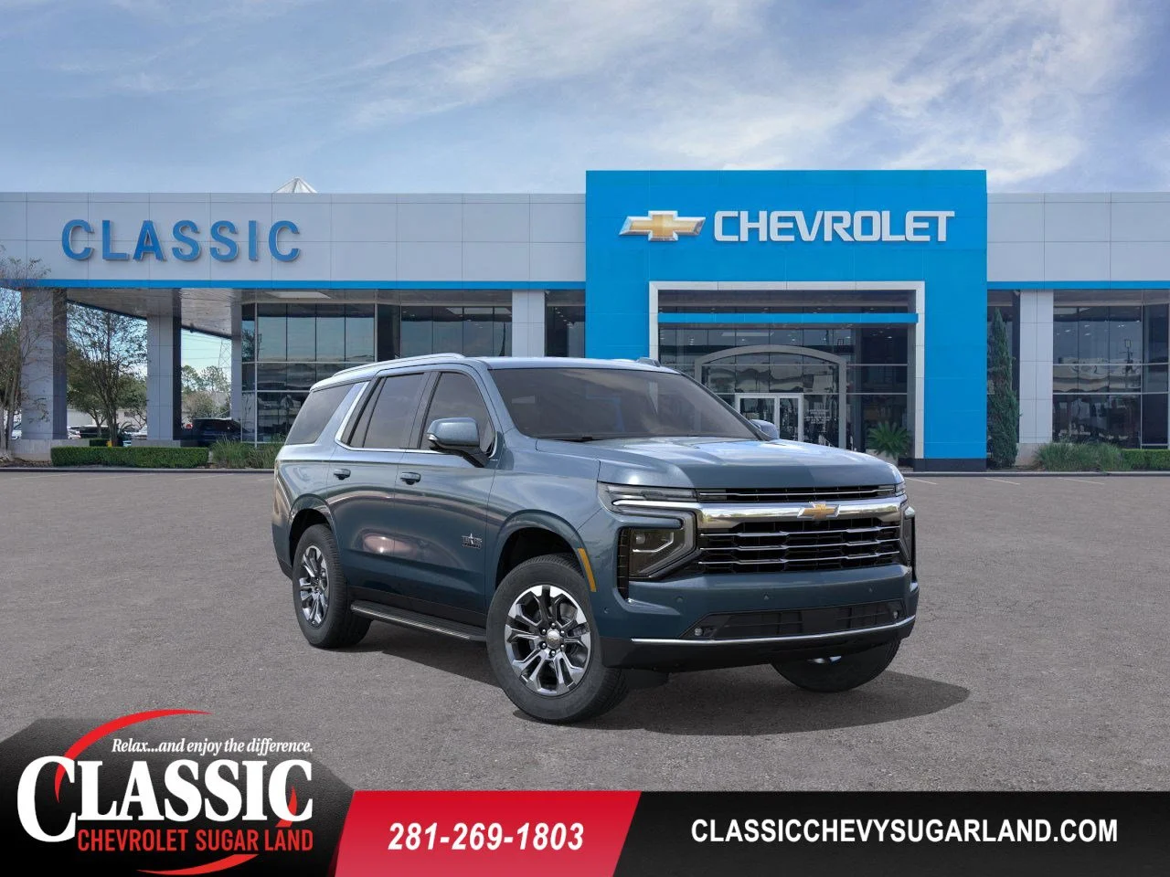 2026 Chevrolet Tahoe LT Blue at Classic Elite Chevrolet Hwy 6