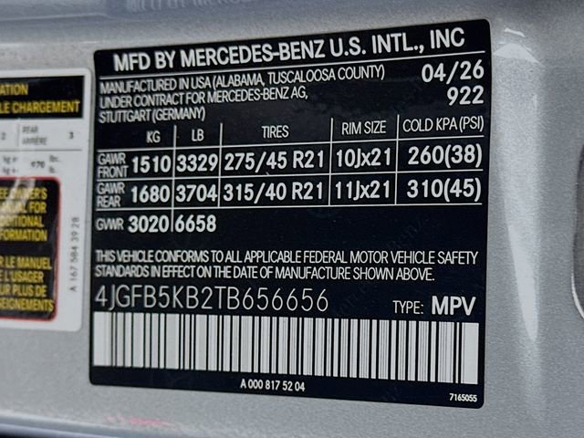 New 2026 Cirrus Silver Metallic Mercedes-Benz GLE 450 image 62