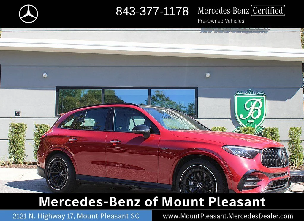 Certified Used 2025 MANUFAKTUR Patagonia Red Metallic Mercedes-AMG GLC 43 AMG® image 1