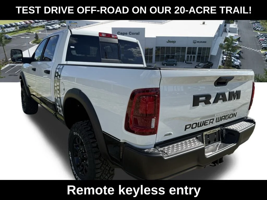 New 2026 Bright White Clear-Coat Exterior Paint RAM Power Wagon image 6