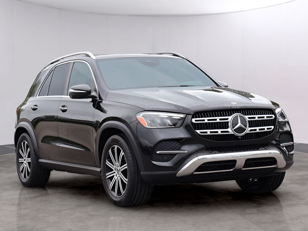 Certified Used 2025 Obsidian Black Metallic Mercedes-Benz GLE 350 image 3
