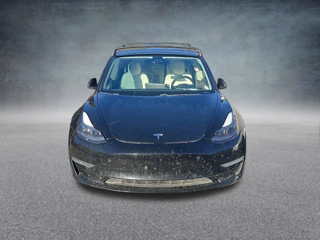 Used 2021 Solid Black Tesla Standard Range Plus image 3