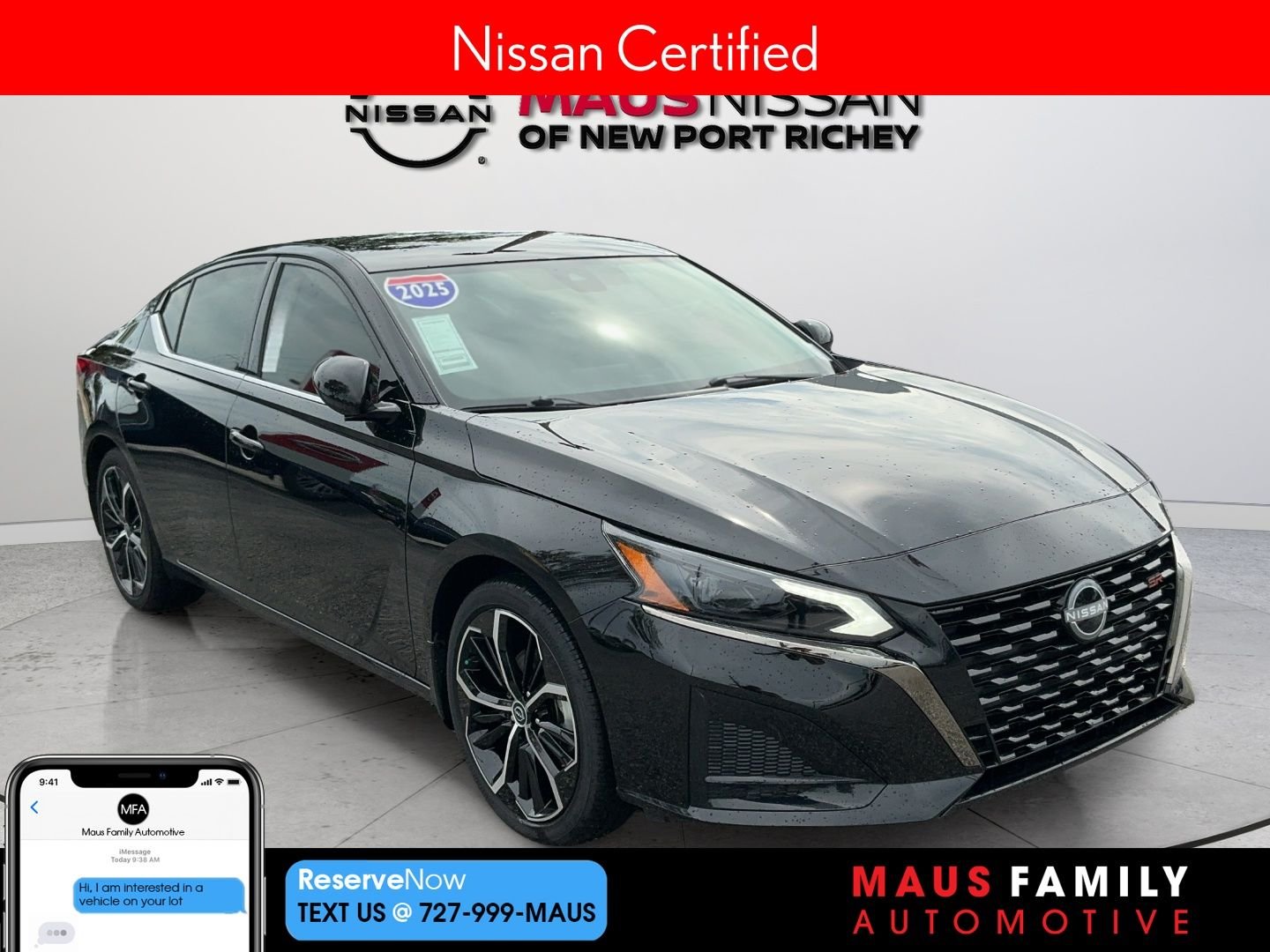 Used 2025 Super Black Nissan 2.5 SR image 1