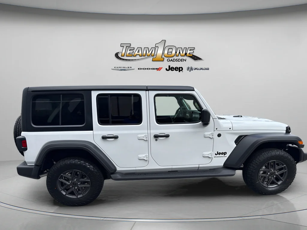 New 2026 Bright White Clear-Coat Exterior Paint Jeep Sport S image 10
