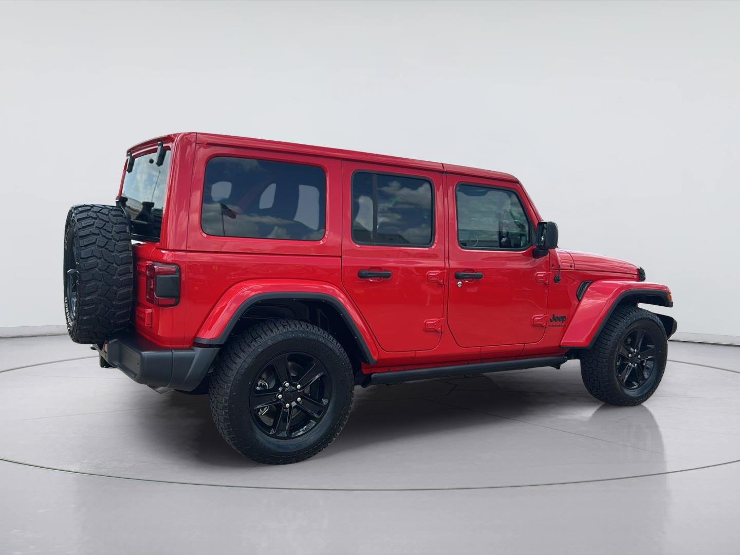 Used 2023 Firecracker Red Clearcoat Jeep Sahara Altitude image 4