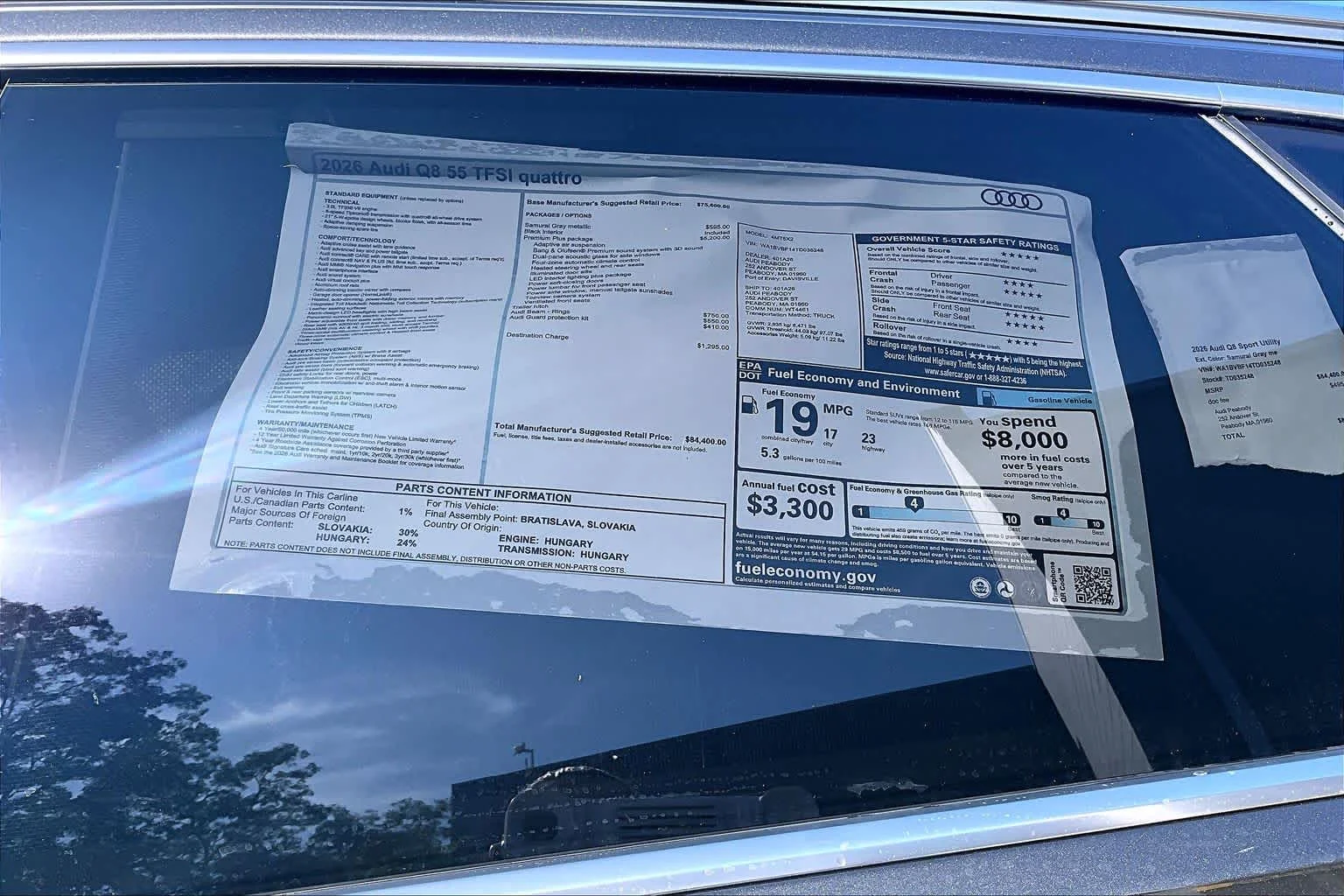 New 2026 Samurai Gray me Audi Premium Plus image 18