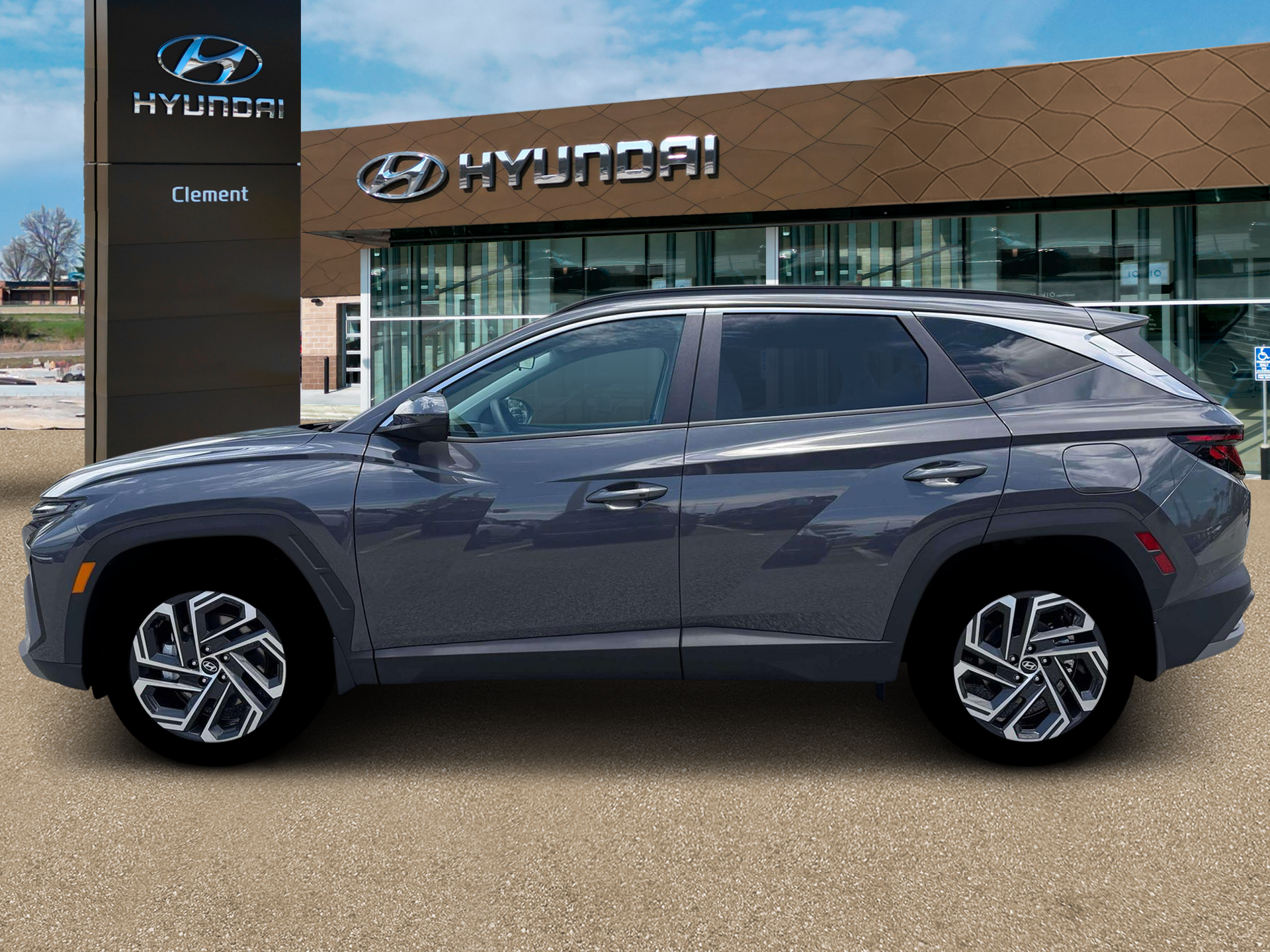 New 2026 Gray Hyundai SEL Plus AWD image 3