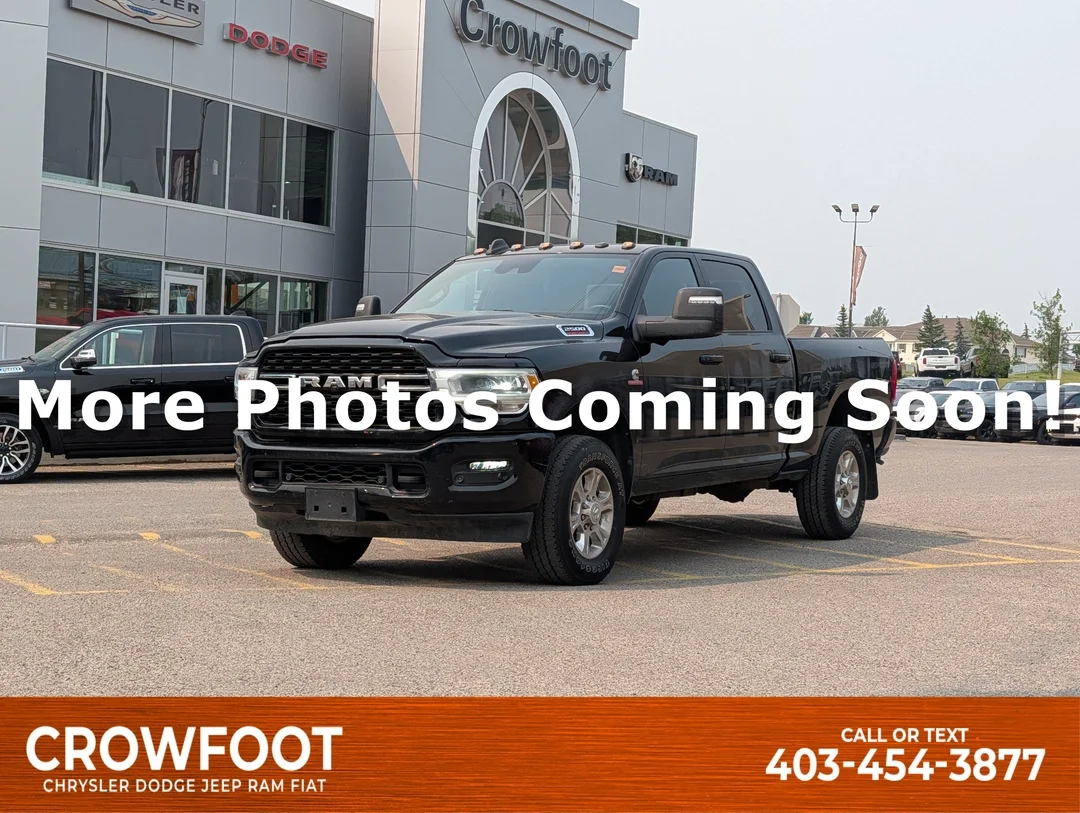 Certified Used 2024 Black RAM Big Horn - - 4x4 - Level II - Bed Utility - Sport Pkg - Safety Grp & More! image 1