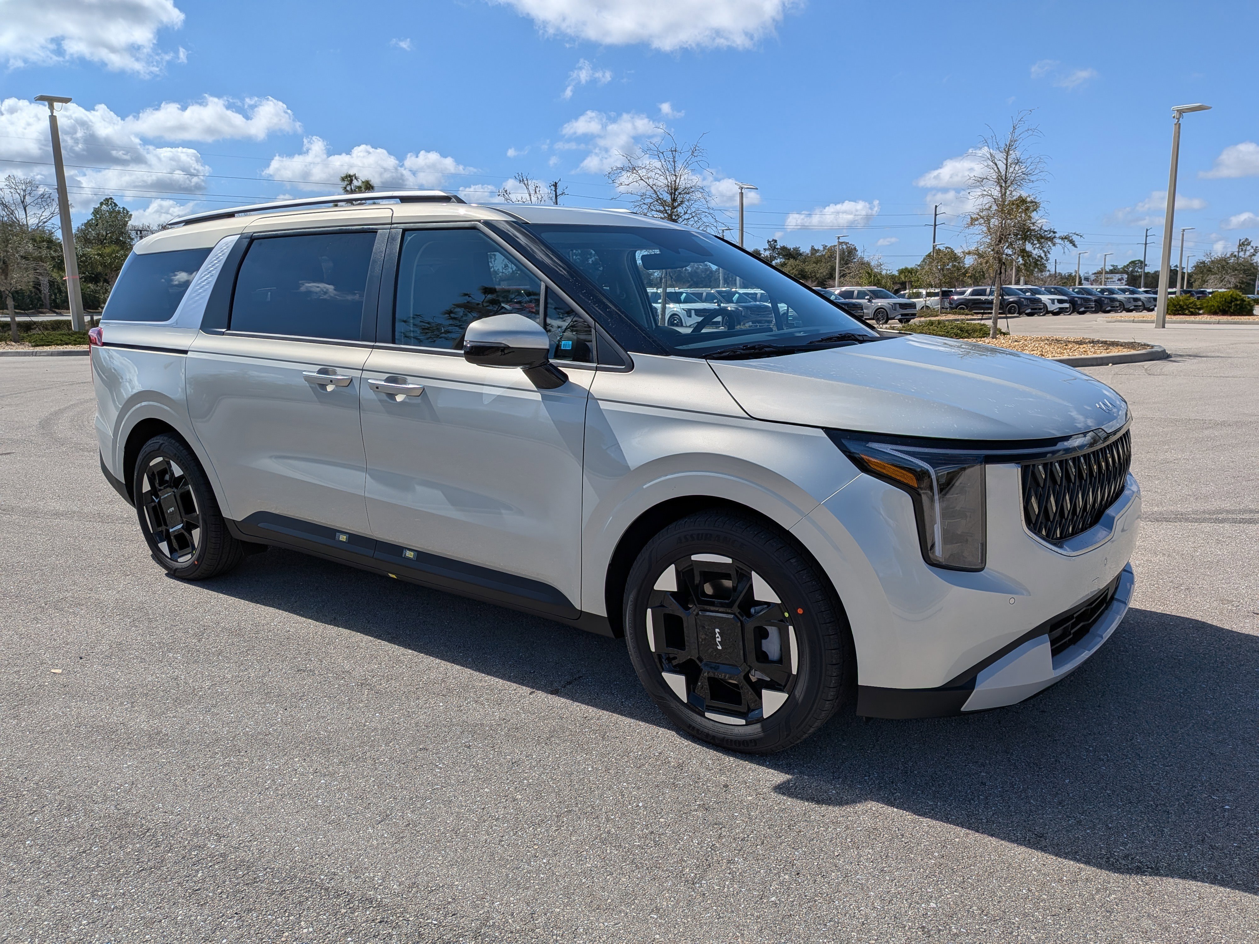 New 2026 Ivory Silver Kia EX image 2