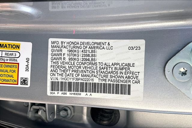Used 2023 Silver Honda EX image 26
