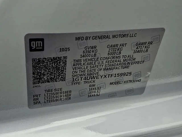 New 2026 Glacier White Tricoat GMC Denali DRW image 26