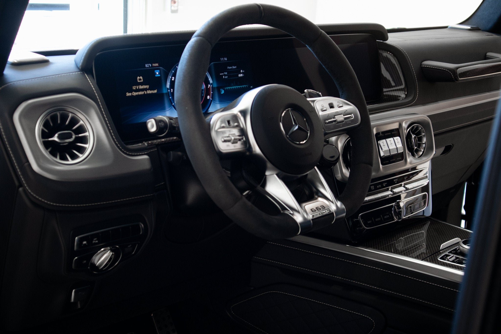 Used 2024 MANUFAKTUR Night Black Magno Mercedes-Benz AMG® G 63 4MATIC SUV image 12