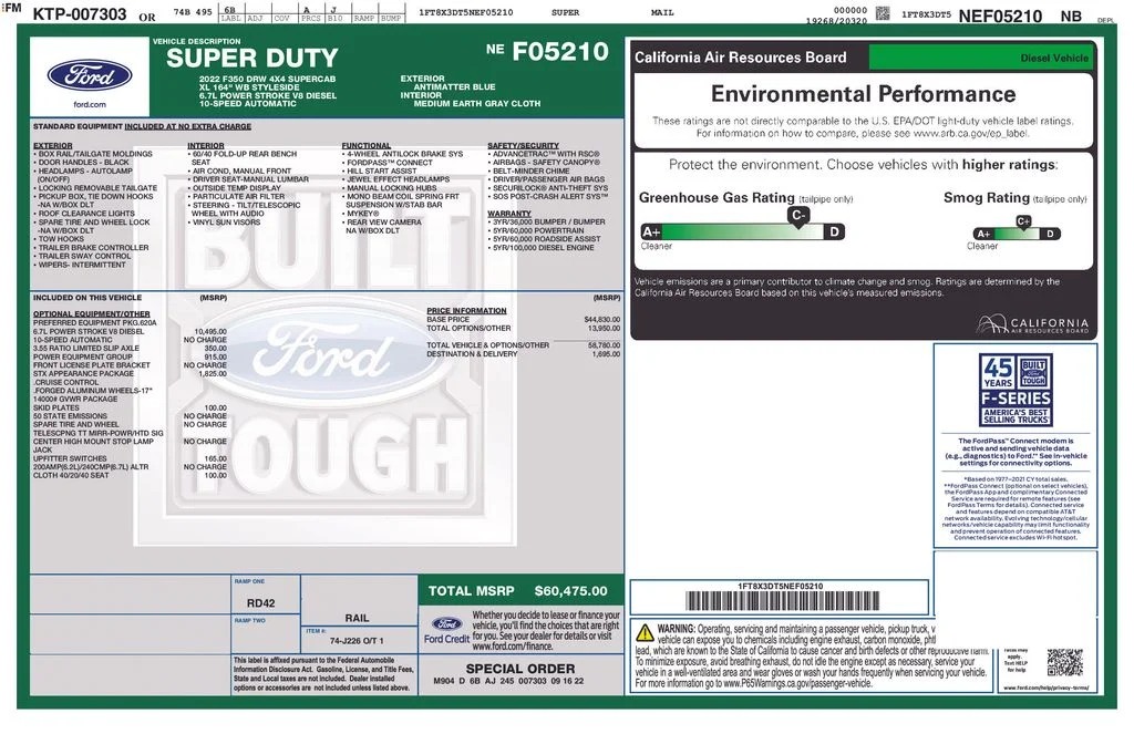 Used 2022 Blue Ford XL image 7