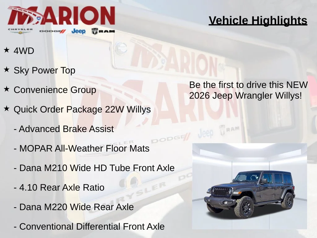 New 2026 Gray Jeep Willys image 5