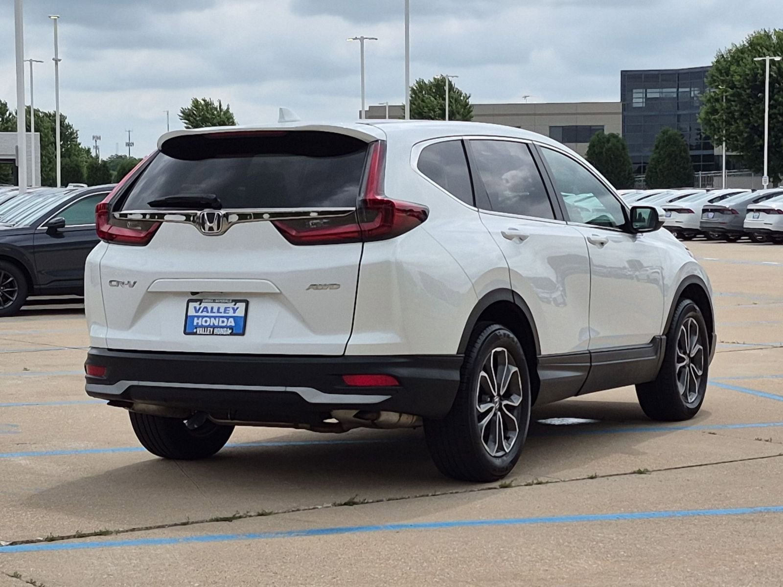 Used 2020 Platinum White Pearl Honda EX-L AWD image 7