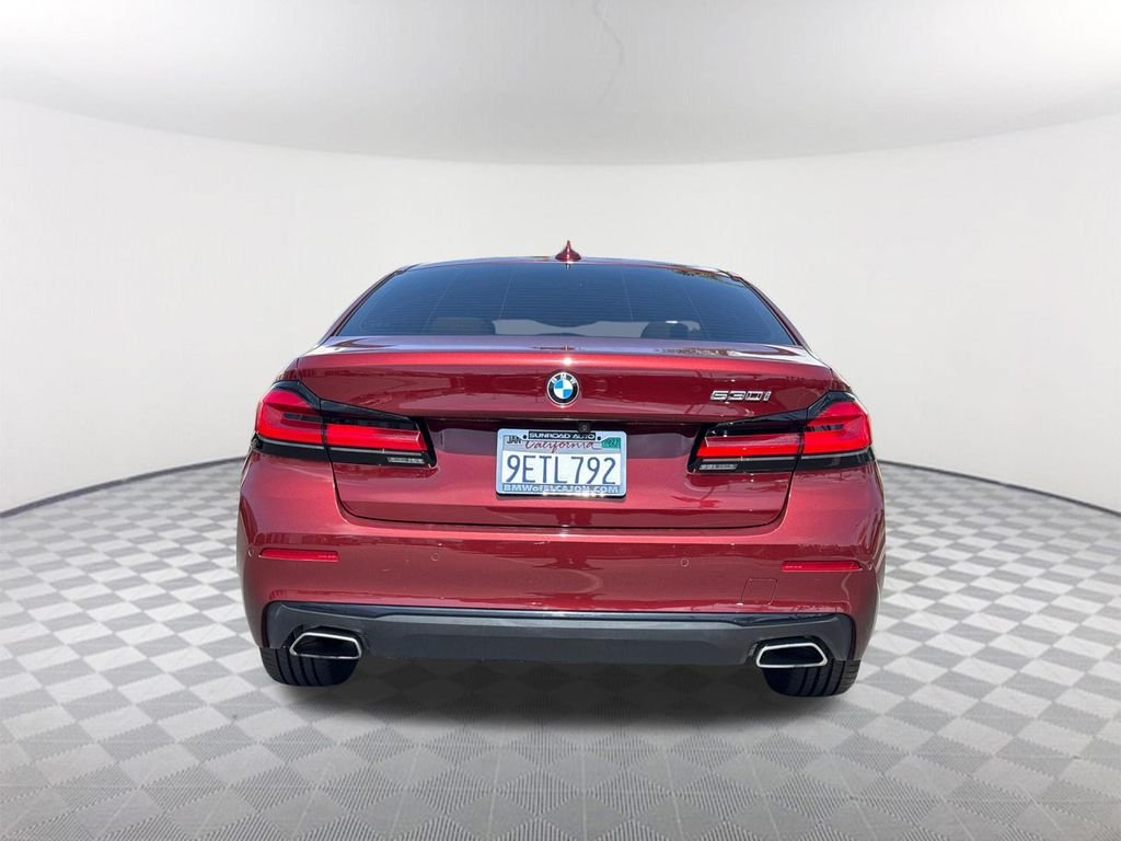 Used 2023 Red Metallic BMW 530i image 5