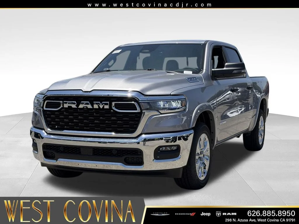 New 2026 Billet Silver Metallic Clear-Coat Exterior Paint RAM Big Horn/Lone Star image 2