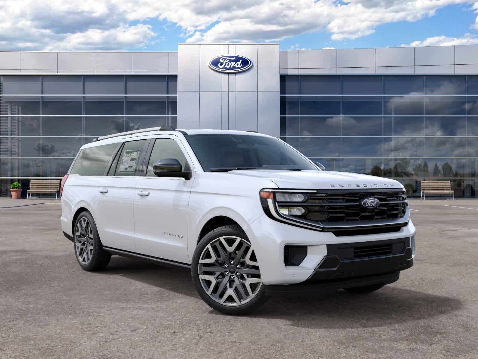 New 2027 Star White Metallic Tri-Coat Ford Platinum image 4